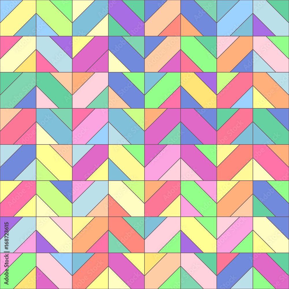Fototapeta premium vector mosaic seamless pattern. Geometric texture concept. 088