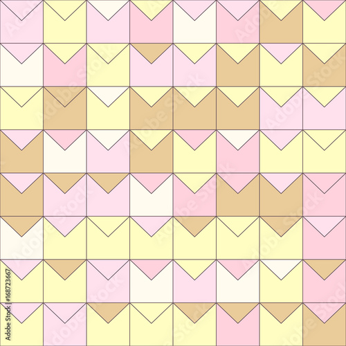 vector mosaic seamless pattern. Geometric texture concept. 083