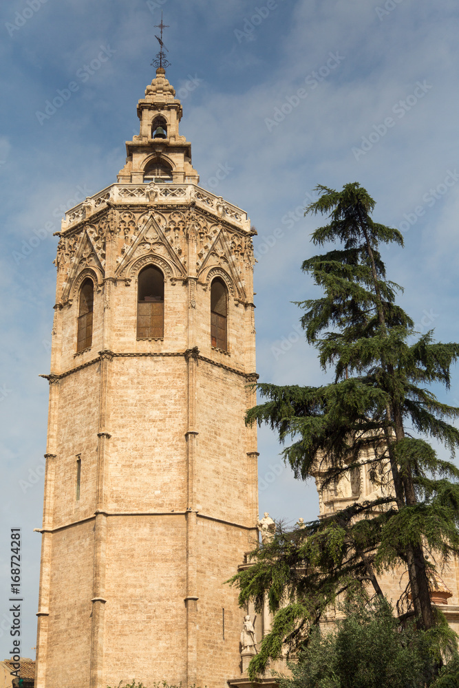 Ancient Bell Tower in Valencia