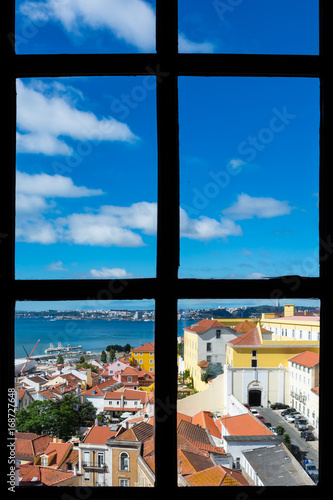 Lisbon Portugal Alfama European Historic Location Vacation Destination Landscape Old Town