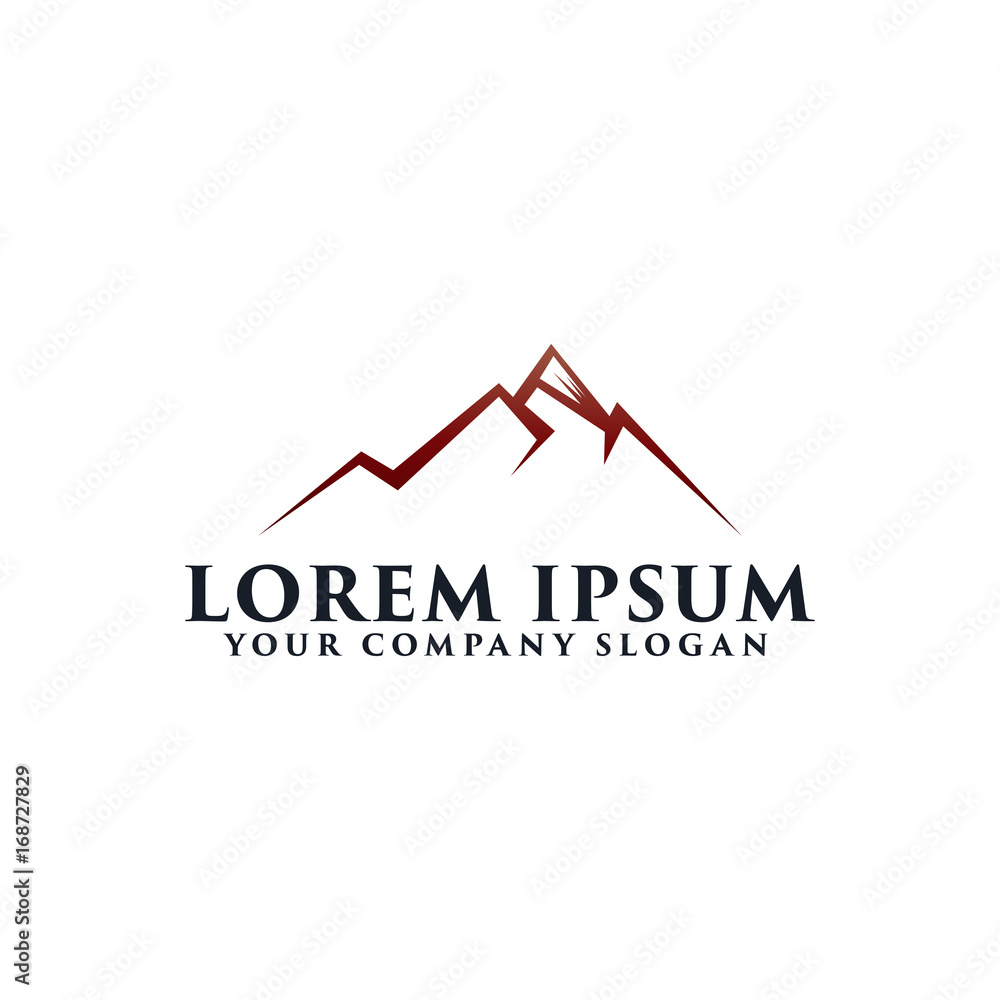 Mountain Logo design concept template Mountain Logo design concept template
