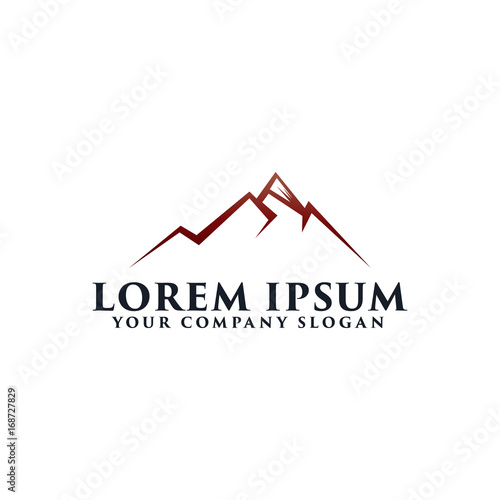 Mountain Logo design concept template