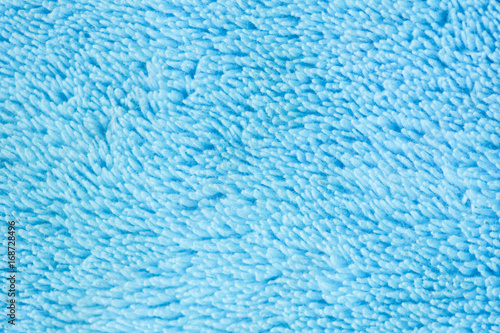 Closeup of soft blue fabric