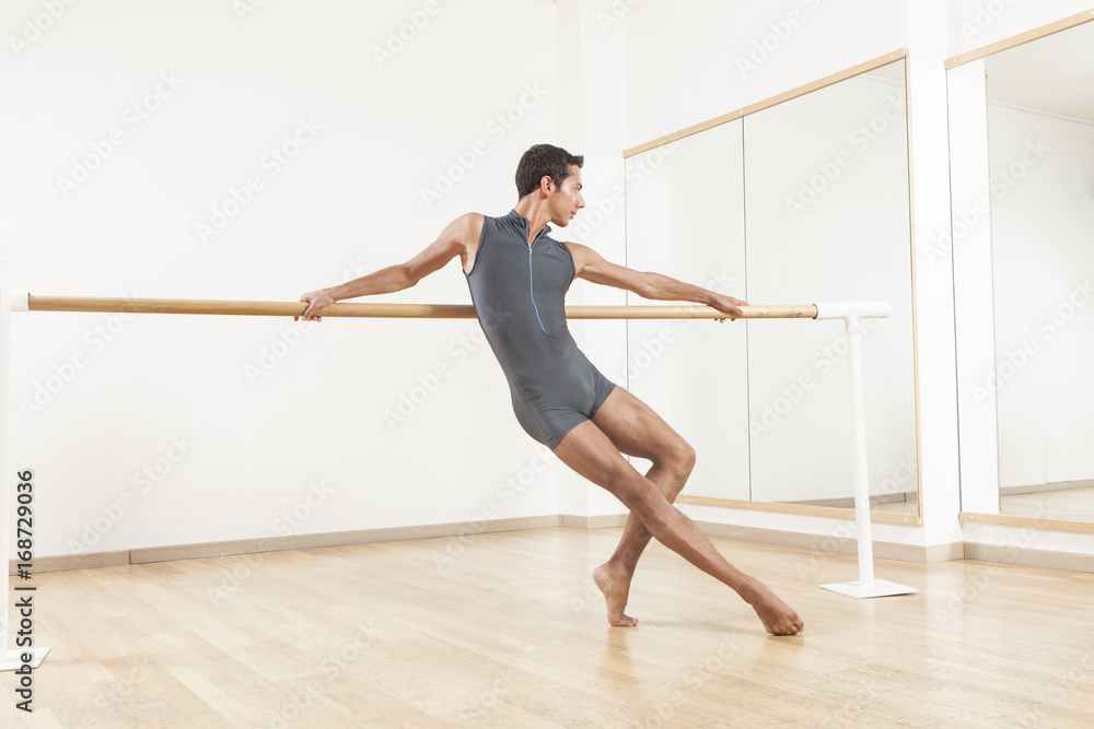 Fototapeta premium young and beautiful professional ballet dancer performing