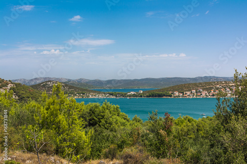 Tisno Croatia Landscape Yachting Destination European Vacation Ocean View