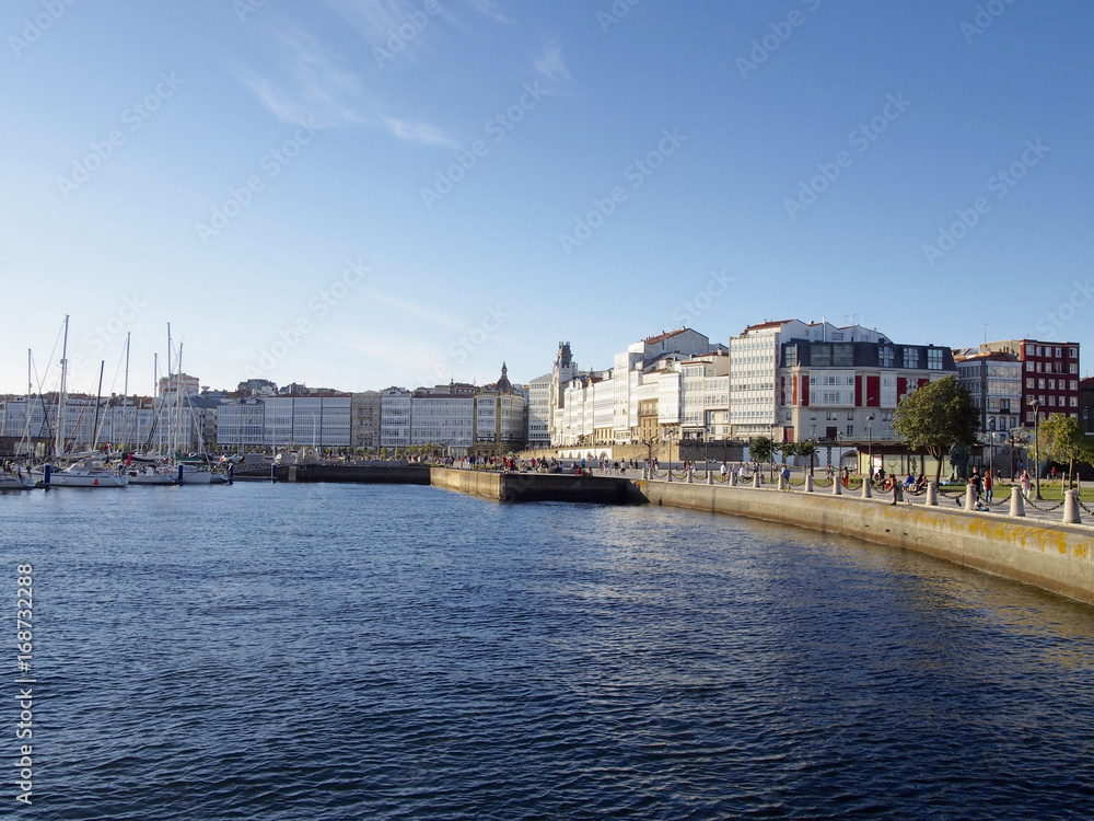 A Coruna dock in Spain A Coruna dock in Spain