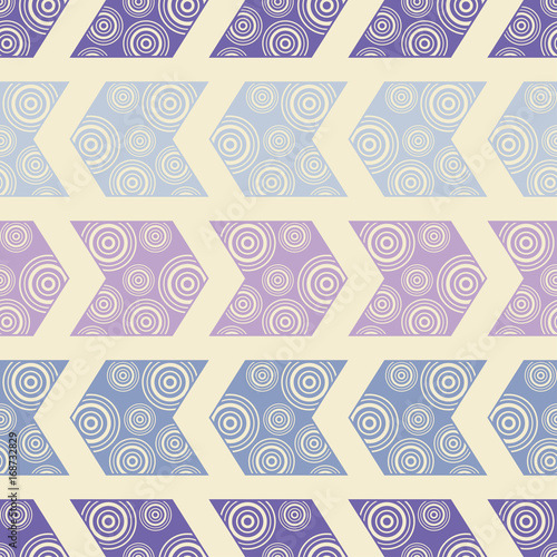 Seamless background with abstract geometric pattern. Tangram elements. Textile rapport. © lazininamarina