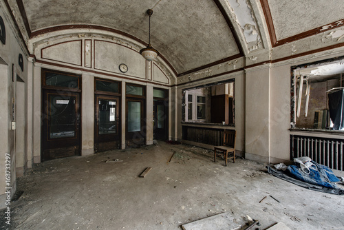 Arched Lobby - Abandoned Railroad / Train Station