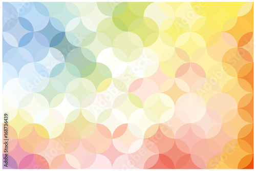 bright yellow and pink background. mosaic abstraction. vector image © jodo19