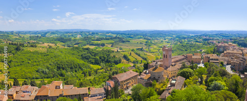 Toskana-Panorama, San Miniato im Chianti-Gebiet photo