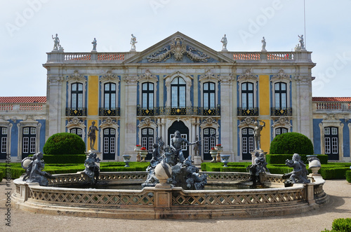 The Palace of Queluz is a Portuguese 18th-century palace located at Queluz in Sintra Municipality Lisbon District, Portugal