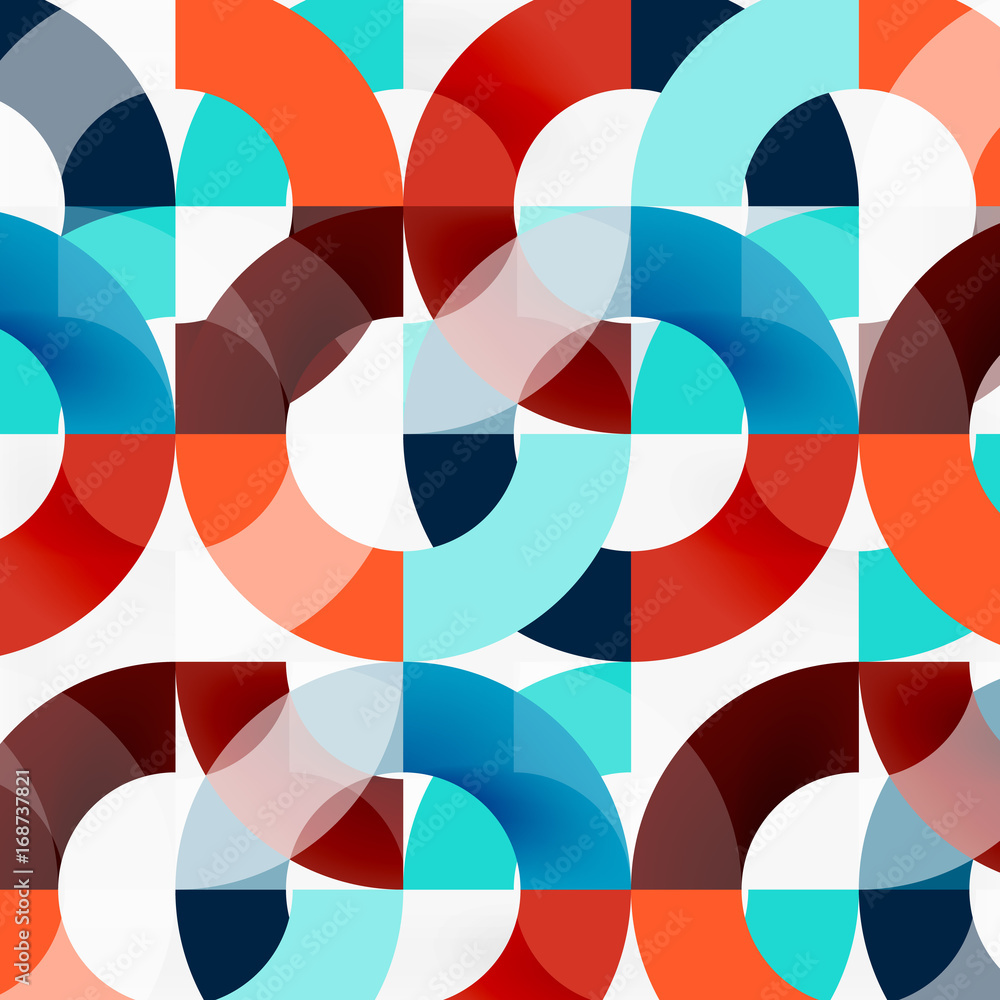 Colorful rings on grey background, modern geometric pattern design Colorful rings on grey background, modern geometric pattern design
