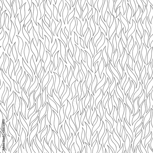 Pattern with abstract  leaf . Coloring book page