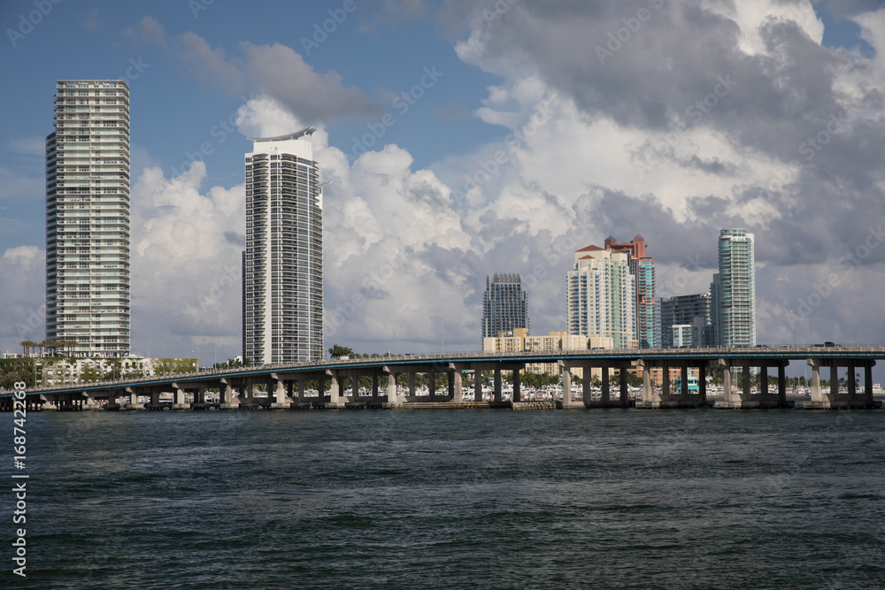 Naklejka premium MIAMI BAIE