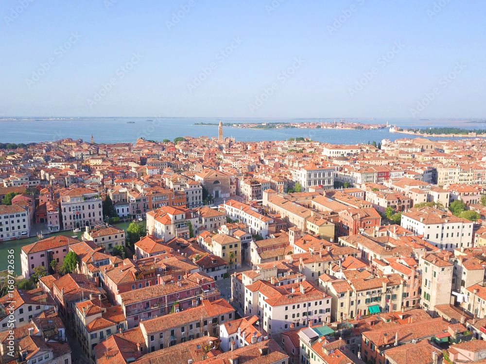 Fototapeta premium Venice by drone