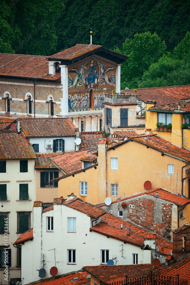 Lucca above view Lucca above view