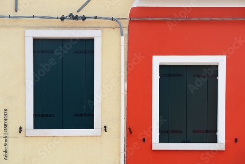 Colorful Burano closeup