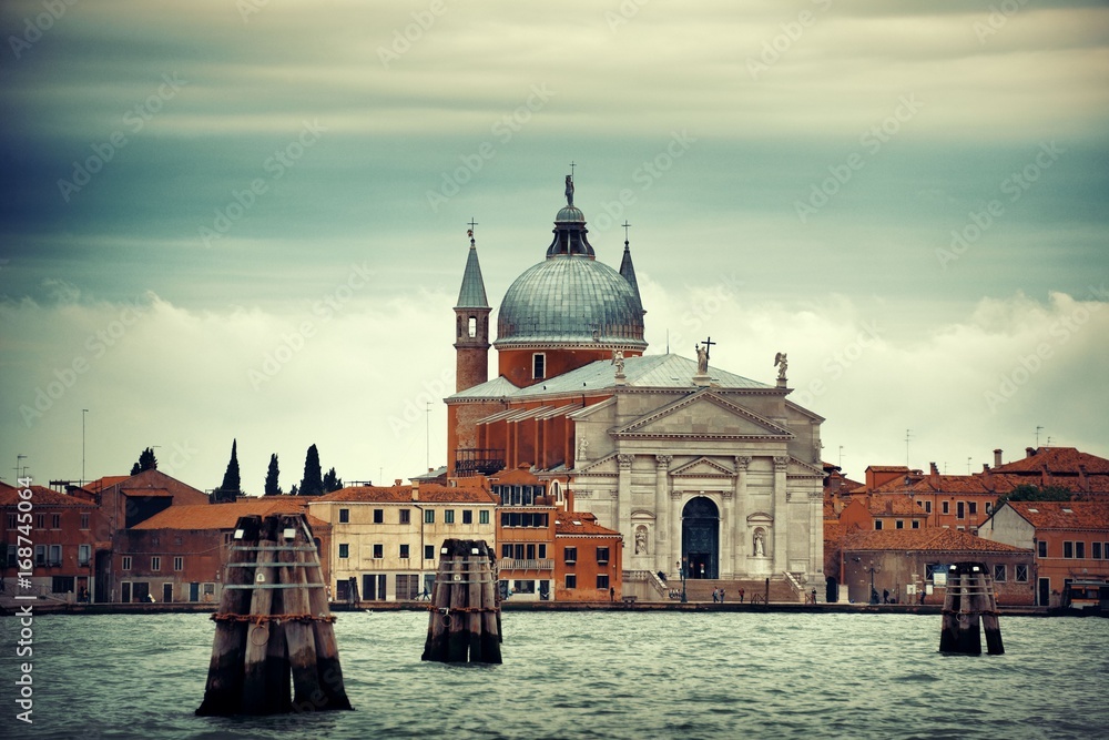 Venice church with dome