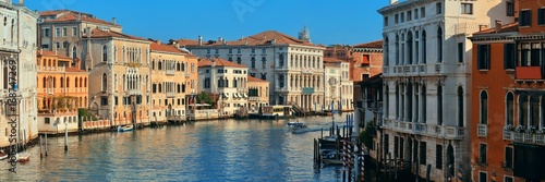 Venice canal panorama