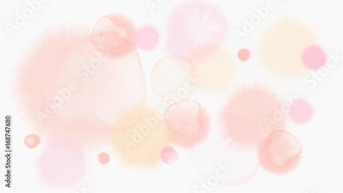 pastel tone color abstract vector background, look like watercolor drop style