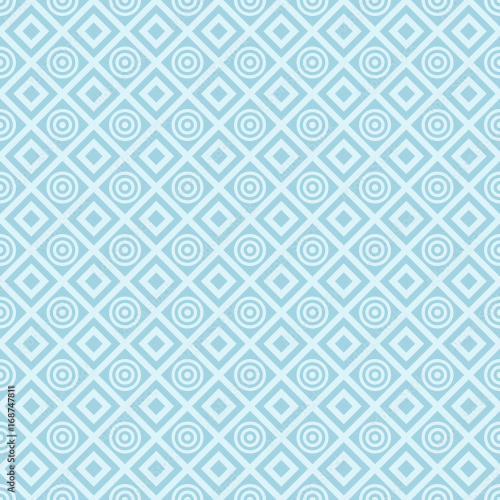Blue and white geometric seamless pattern Blue and white geometric seamless pattern