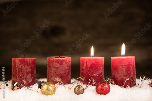 zweiter advent im schnee