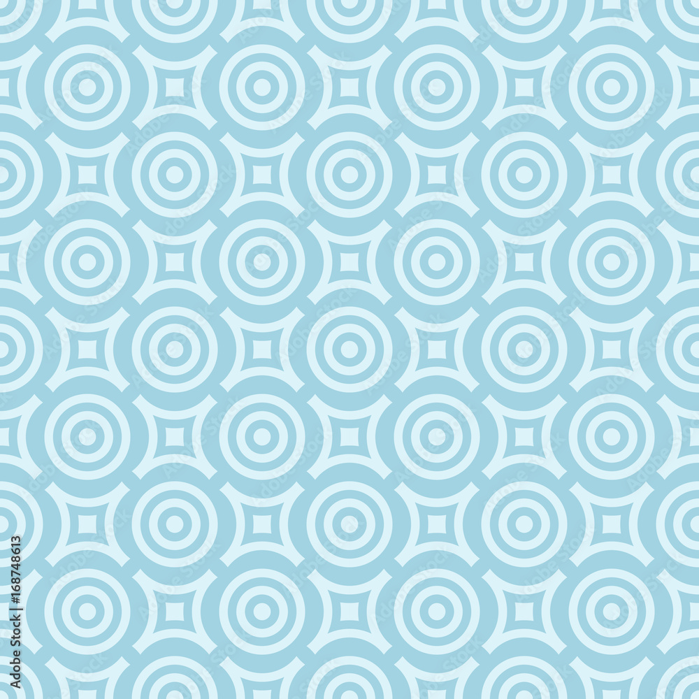 Geometric blue seamless pattern as background Geometric blue seamless pattern as background