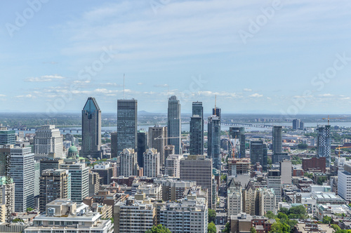 Montreal Skyline in summer  Canada