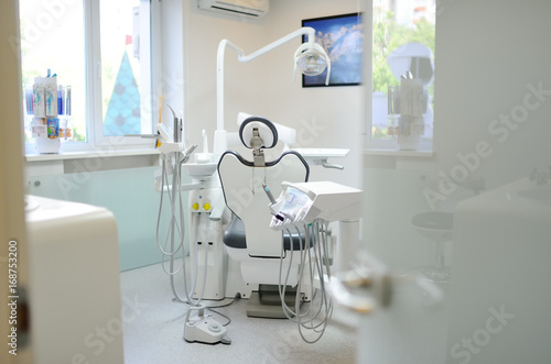 beautiful modern interior dental office or clinic