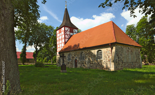 Church in Alt Plestling, Mecklenburg-West Pomerania, Germany