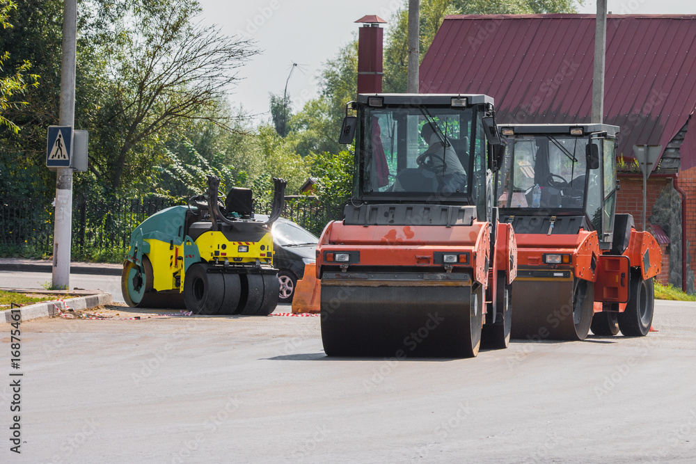 New asphalt laying New asphalt laying