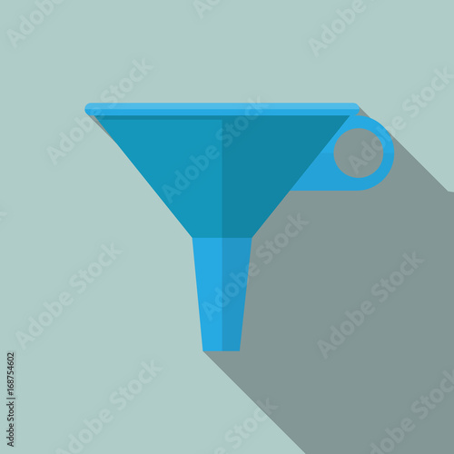Vector filter icon flat design.