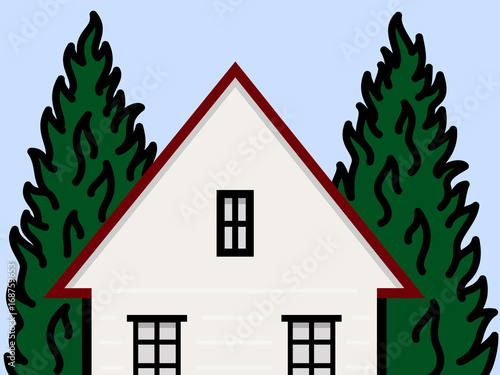 House and trees 2