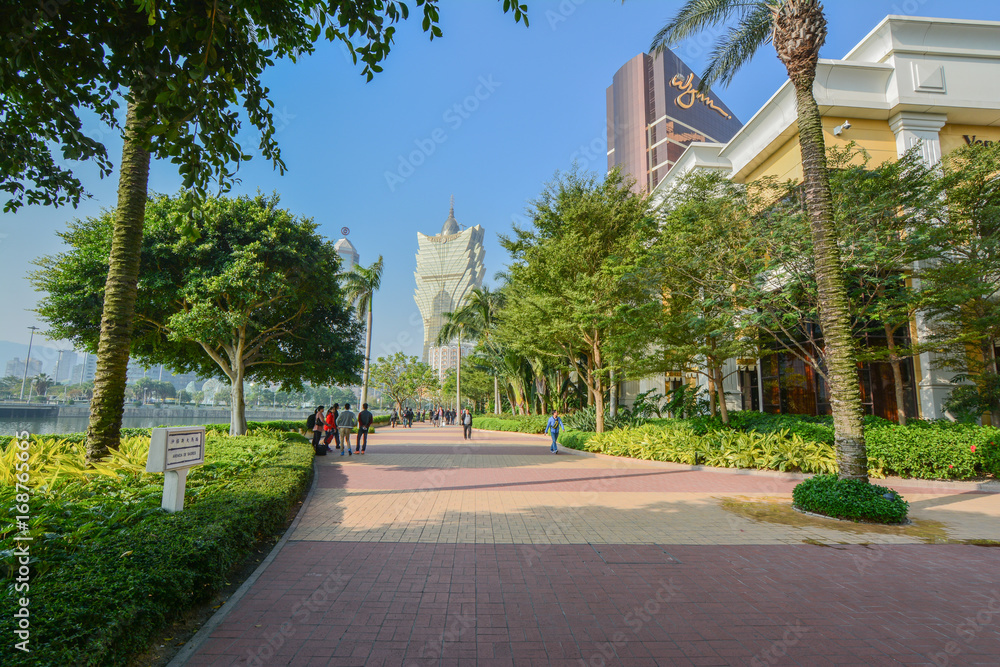 Naklejka premium Macau city in Asia