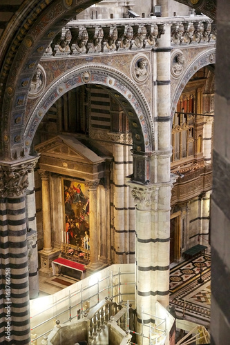 Fototapeta Naklejka Na Ścianę i Meble -  Siena Cathedral, Siena, Tuscany, italy