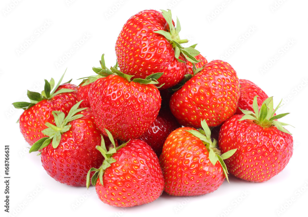 Strawberry isolated on white background. Clipping Path Strawberry isolated on white background. Clipping Path