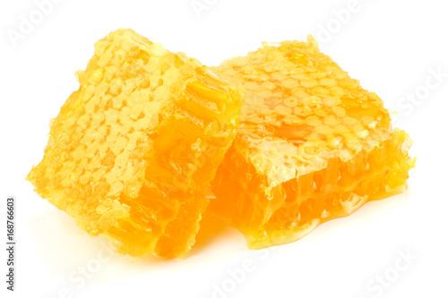 Honeycomb isolated on white background