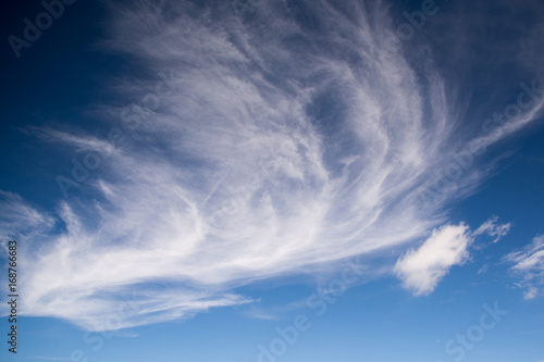 Blauer Himmel überm Land