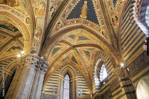 Baptistery of San Giovanni  Siena  Tuscany  Italy