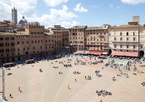 Piazza del Campo, Siena, Tuscany, Italy