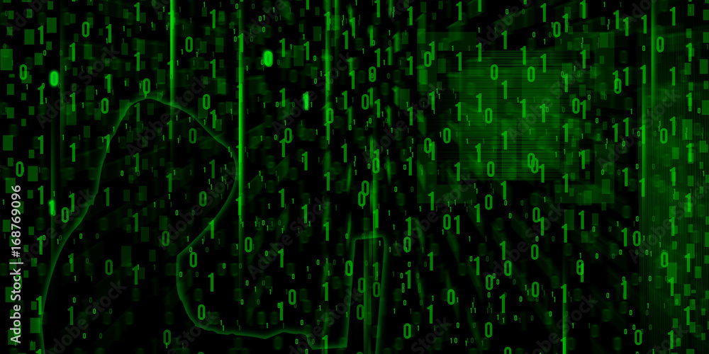 Conceptual image of hacker. Connected background & wallpaper Conceptual image of hacker. Connected background & wallpaper
