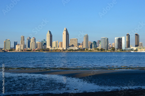 Panorama of city skyscrapers in California, San Diego © DD25