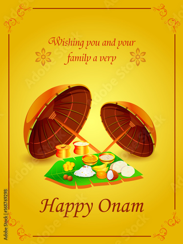 Happy Onam Festival Background