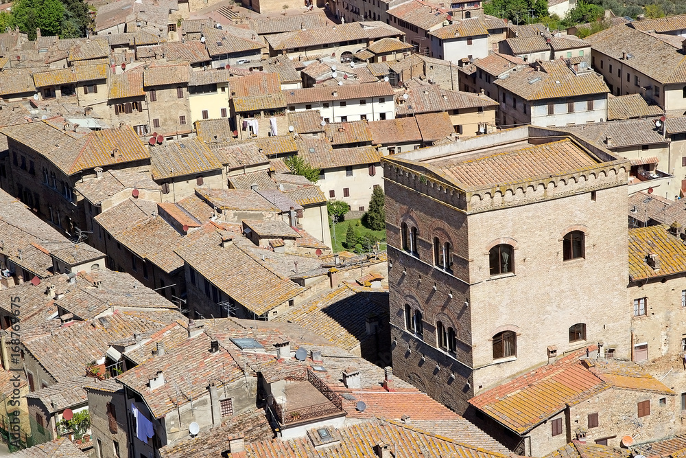 Historic centre of San Gimignano, Tuscany, Italy