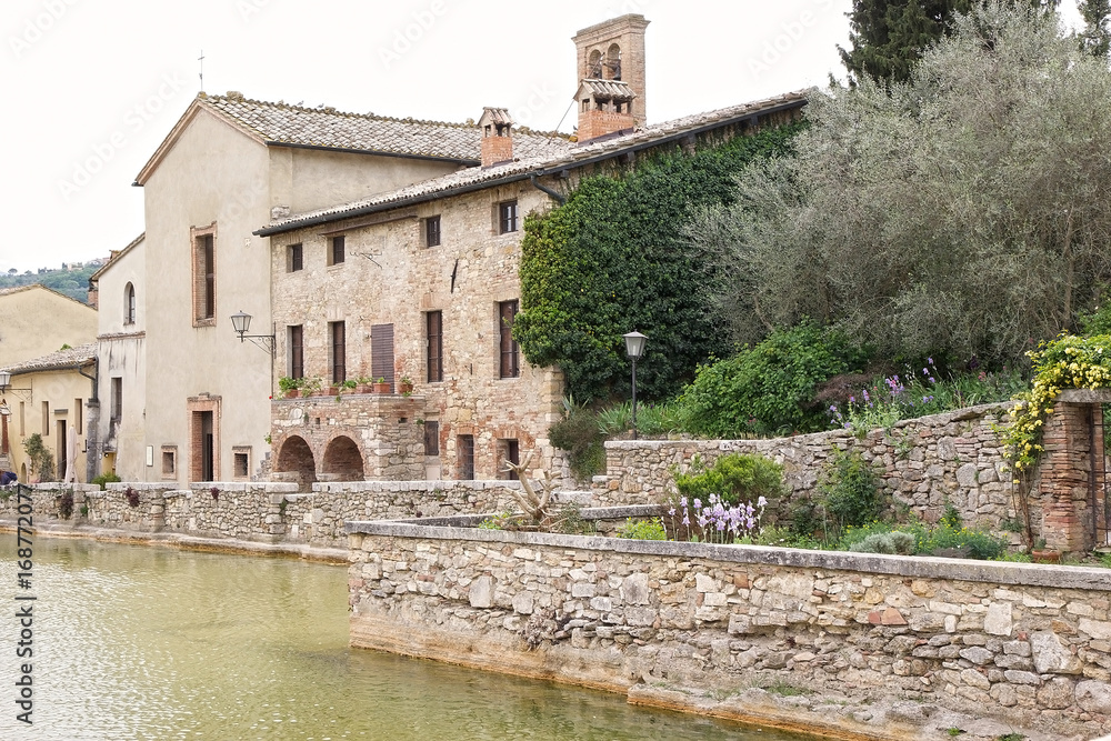 Fototapeta premium Bagno Vignoni in Val d'Orcia, Tuscany, Italy