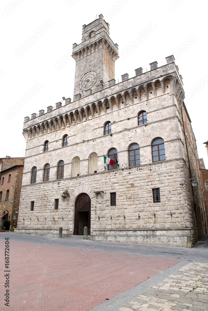 Communal Palace of Montepulciano, Tuscany, italy