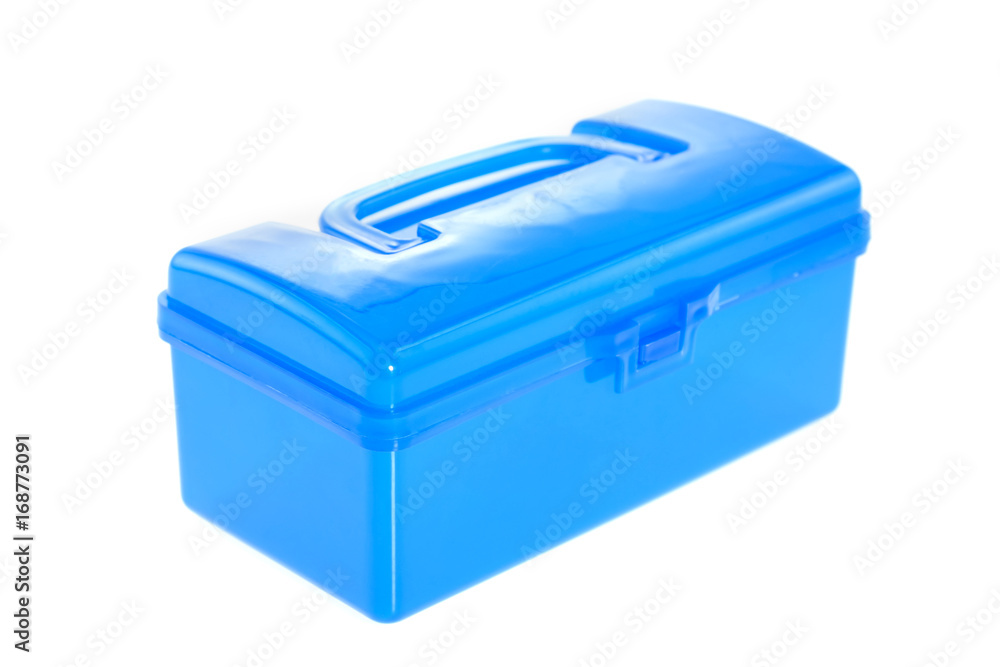 Plastic container / Plastic container on white background. Plastic container / Plastic container on white background.