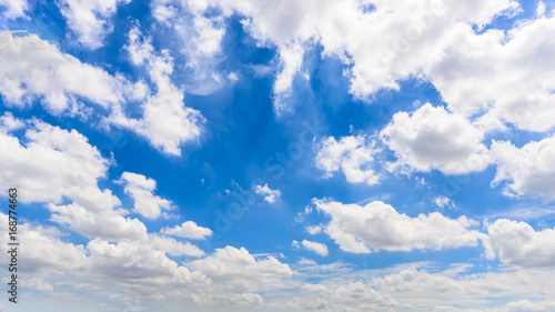 blue sky with cloud