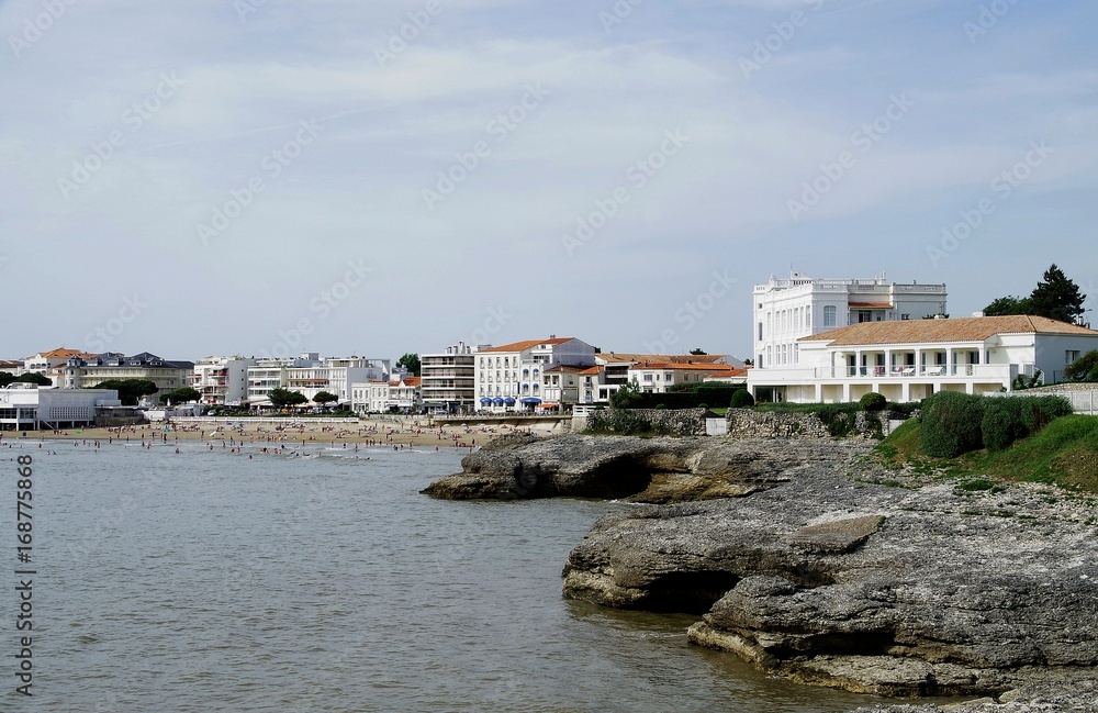 La côte à Pontaillac près de Royan