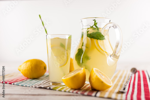 Jar of lemonade